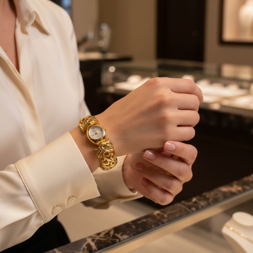 Elegant Gold Women's Watch